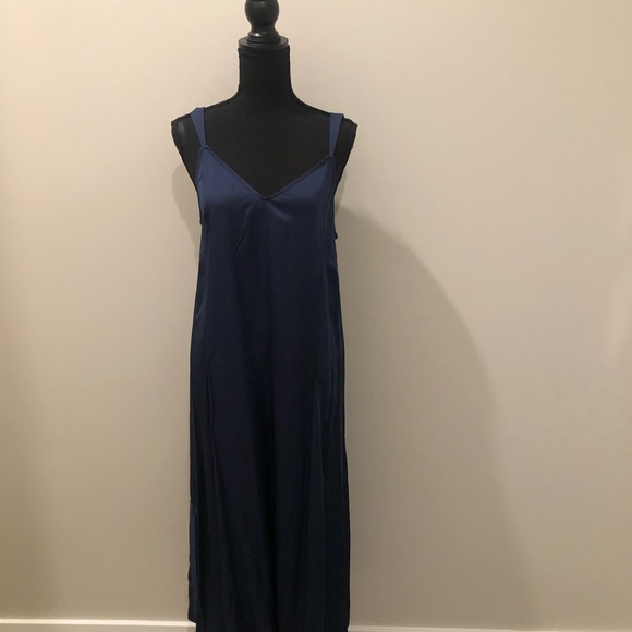 Daniel Cremieux Navy slip dress. New with tags! - Picture 2 of 3